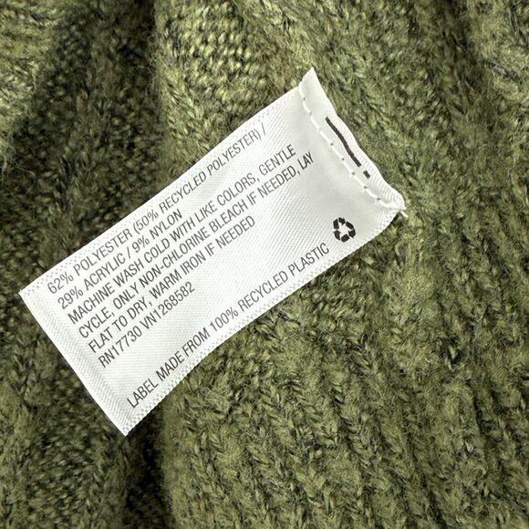 Wild Fable Ribbed Green Cropped Sweater Tank Top Blouse Small Boho Women’s - Picture 5 of 13